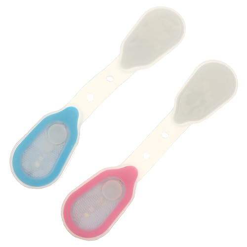 POPETPOP 2-Pack Clip Lights for Running Reflective Gear for Runners Rechargeable Clip Light Portable for Camping Night Running Safety