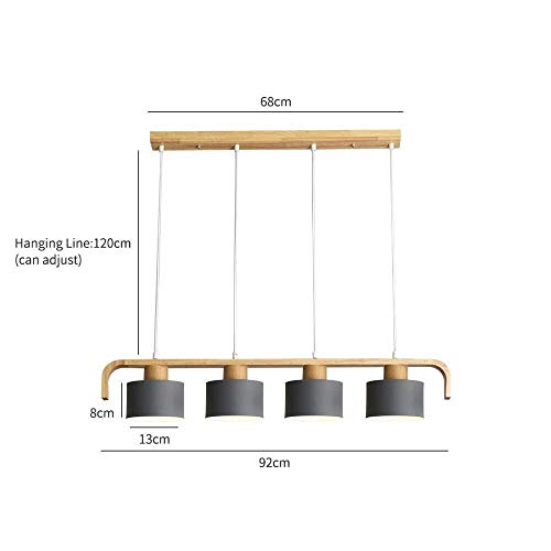 Lustre moderne à hauteur réglable pour corriger un plafond bas - 8
