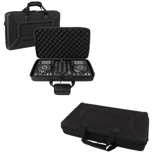 DJ Controller Case,2 Channel Padded DJ Travel Carrying Bag,DJ Carrying Case with Adjustable Shoulder Strap for DDJ FLX4 FLX2 DDJ 400 DDJ SB2 DDJ SB3 DDJ REV1 DDJ RB