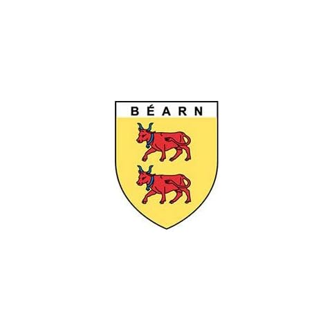 Autocollant Béarn blason ovale Cover