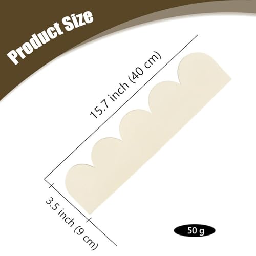 10 piezas de madera decorativas para baño de 40x9 cm, ideales para colgar en paredes 3