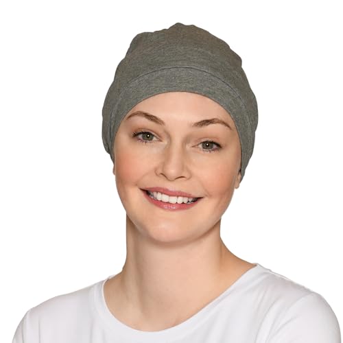 Bonnet chimio pour femme turban coton foulard été extensible