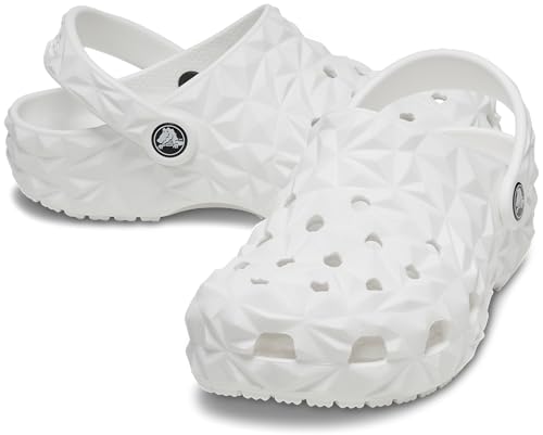 Image of Classic Geometric Clog K WHI White