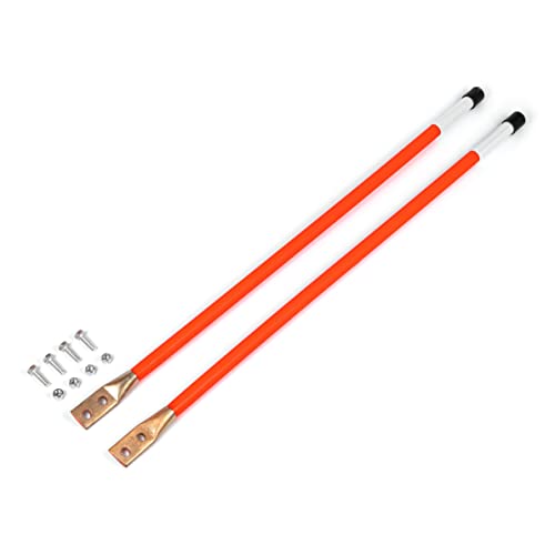 36" Length - Reflective, Universal Orange Snow Plow Guide Markers (2) #TOP21