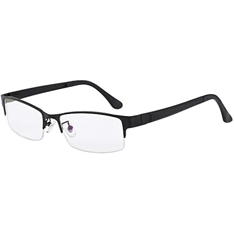 Half Rim Photochromic Gray Reading Glasses +6.00 Mens Womens Black Frame Readers Spectacles Cover
