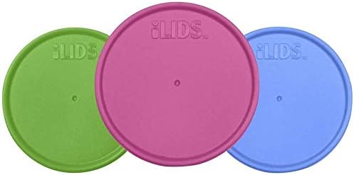iLIDS Mason Jar Storage Lid, Regular Mouth, Whimsy, Pack of 3