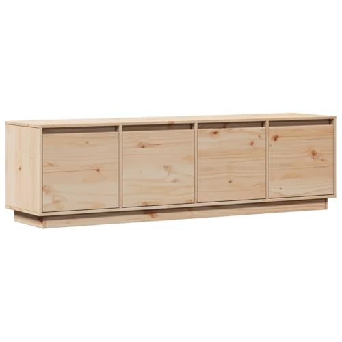 vidaXL Mobile Porta TV 156x37x45 cm in Legno Massello di Pino