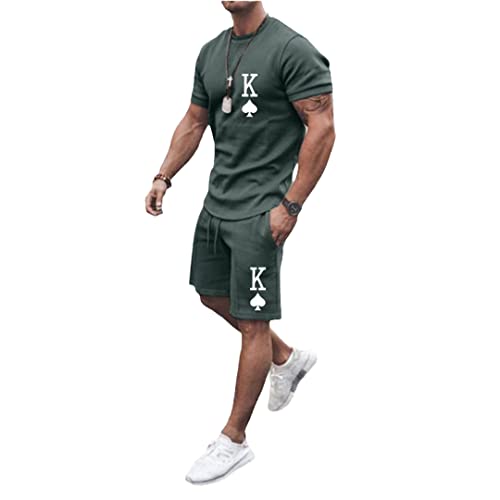 Ensemble chemise de rue homme short léger pour la détente