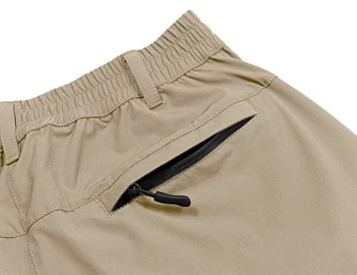 Little Donkey Andy Short feminino leve elástico de 8 cm de secagem rápida para corrida, caminhada, g