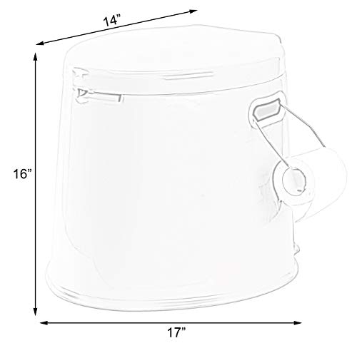 PLAYBERG Portable Travel Toilet for Camping and Hiking Toilet