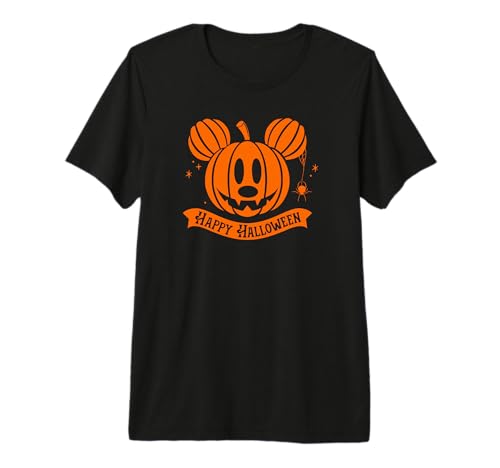 Mickey Halloween T-shirt citrouille parfait pour vos soirées d'automne