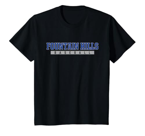 Fountain Hills High School Baseball T-Shirt, Youth, Black, 3T