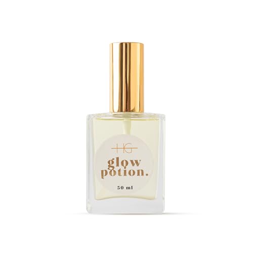 HG AESTHETICS Glow Potion Aceite Seco para Rostro, Cuerpo y Cabello – Con Miel y 10 Aceites Botánicos – Aceite Hidratante para el Cuidado de la Piel – Para una Piel Radiante y Cabello Saludable (50ML)