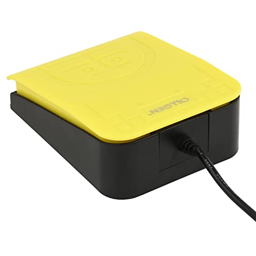 OLLGEN USB Foot Pedal for PC Gaming,Optical Control Foot Switch,Computer Map Mouse Keyboard Hotkey Combination Key Keypress Simulator Program Page Turner Transcription HID (USB Single Foot Pedal) - Thumbnail 4