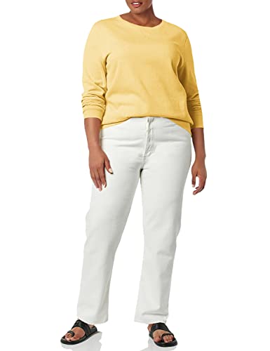 Image of Amazon Essentials Women's Fleece Crewneck Long Sleeve Pullover Sweatshirt (Available in Plus Size)