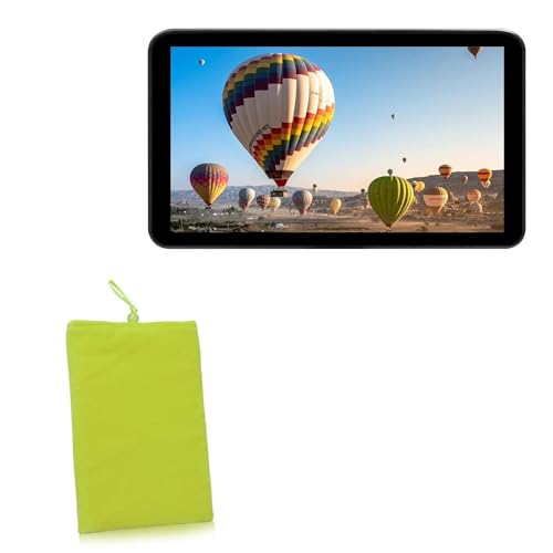 BoxWave Case Compatible with Portkeys LH7H - Velvet Pouch, Soft Velour Fabric Bag Sleeve with Drawstring - Olive Green