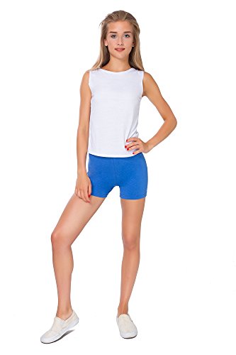 Image of FUTURO FASHION Super Soft Cotton Shorts Elastic Stretch Yoga Knickers, Breathable Short Leggings for Women, Yoga Cycling Sport Pants, Sizes UK 8-22 PSL5 Royal Blue