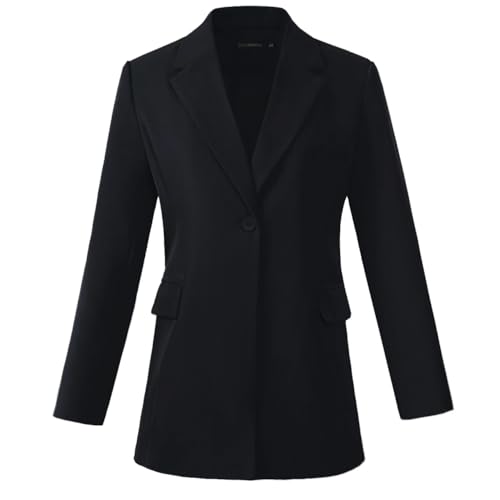 Beninos Womens Long Sleeve Blazers Business Casual Solid Lightweight Suit Jacket Office Blazer4