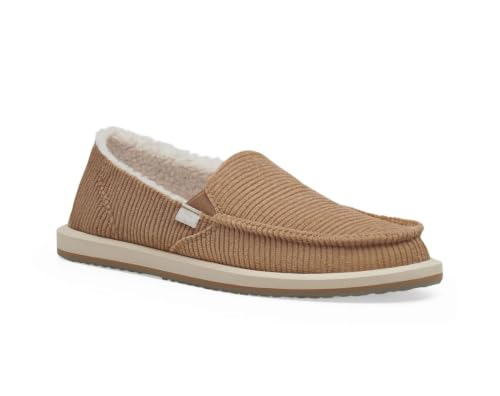 Image of Sanuk Womens Donna Cord Chill Loafers | Womens Shoes | Slip On Shoes for Women | Women's Slip-on Loafers | Memory Foam Footbed