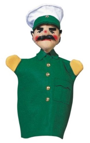 Preisvergleich Produktbild Kersa 12470 - Kasperfigur Polizist, 30 cm Handpuppe