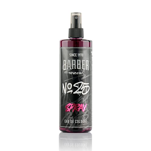 BARBER MARMARA After Shave Spray Hombre GRAFITTI 400ml | loción para después del afeitado para hombres | colonia | loción para después del afeitado hombres | Fragancias barbero hombre | EDC (No.25)