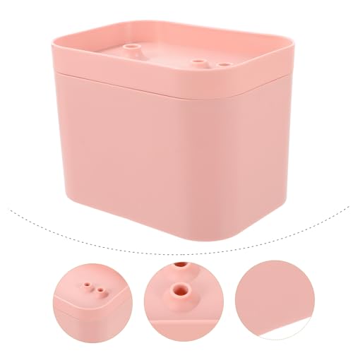 Fuente automática de agua para gatos y perros color rosa miniatura 7