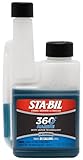 STA-BIL 360 Marine Ethanol Treatment and Fuel Stabilizer - Prevents Corrosion - Helps Clean Fuel System For Improved In-Season Performance - Treats Up To 80 Gallons, 8 fl. oz. (22260)