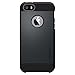 Spigen Tough Armor iPhone SE / 5S / 5 Case with Extreme Heavy Duty Protection and Air Cushion Technology for iPhone SE / iPhone 5S / iPhone 5 - Metal Slate