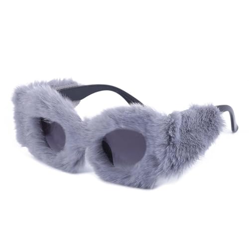 Lunettes de soleil de plage pour femmes oversize verres gris clair été