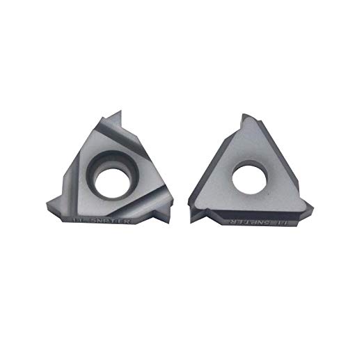 Tool Part for 16ER 11.5NPT 10PCS Threading Inserts External Threading Tips 16ER 11.5NPT LDA Inserts for Threaded Holder SER 2020