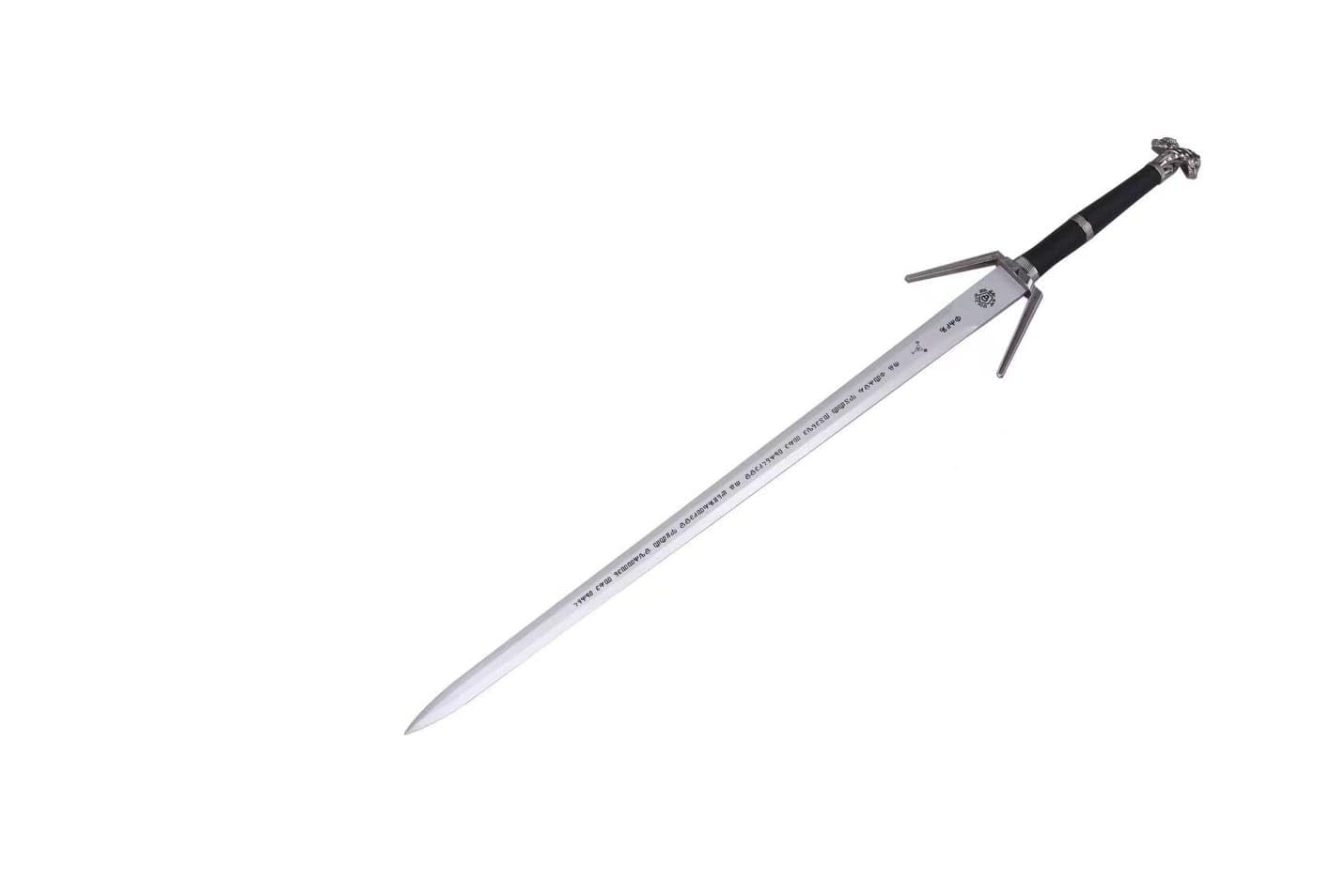 Next Level Cosplay Prop Replica Witch Wild Hunt Geralt of Rivia's Silver V Cross Wooden Sword