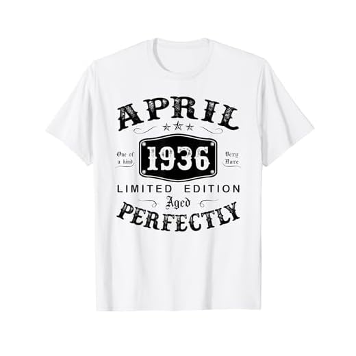 Abril 1936 Regalo 88 Años Cumpleaños Hombre Nacido En 1936 Camiseta