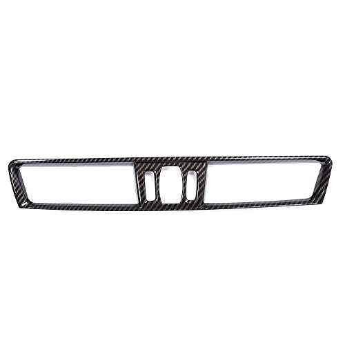 Für BMW X1 f48 2016-2018 X2 F47, Kohlefaser-Stil ABS Chrom Konsole Klimaanlage Lüftungsabdeckung Verkleidung Autozubehör