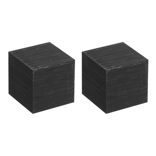 QUARKZMAN Graphitblock Barren Rechteck Graphitelektrodenplatte 10x10x0,4mm für Schmelzgießen, Elektrolysegalvanisierung, 2 Stück