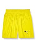 dryCELL PUMA Kinder LIGA Core Shorts, Cyber Yellow Black, 116