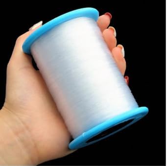 Clear Monofilament Fishing Line, 0.35mm, 300M per Roll, Transparent Nylon Thread Spool