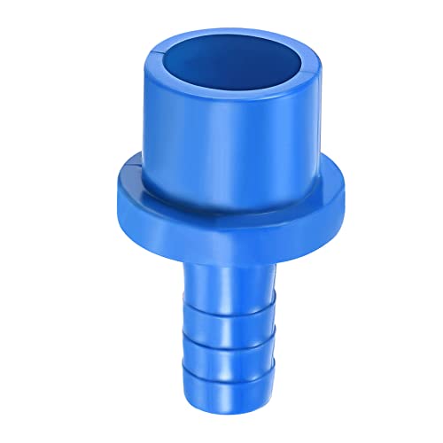 M METERXITY 2 Pack PVC Pipe Fitting - Water Tube Connector, 10mm Barb Straight Pipe Joint, Apply to Outdoor/Garden/Pool (OD 20mm, Blue) - Image 4