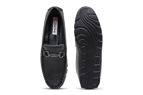Image of Heels County Faux Leather Loafers Shoes for Men