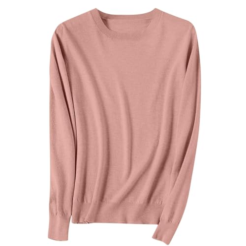 Girls Sweaters Kids Crewneck Long Sleeve Solid Knit Pullover Sweater Fall Winter Clothes Casual Loose Soft Tops