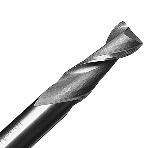 Kengbi Materials Thread Mill 1Mm-12Mm Hss 2 Flute End Mill Cutter Cnc Straight Shank Milling Woodworking Tool End Mill Router Bit For Wood Cutters (Cutting Edge Diameter : 9Mm) #TOP11