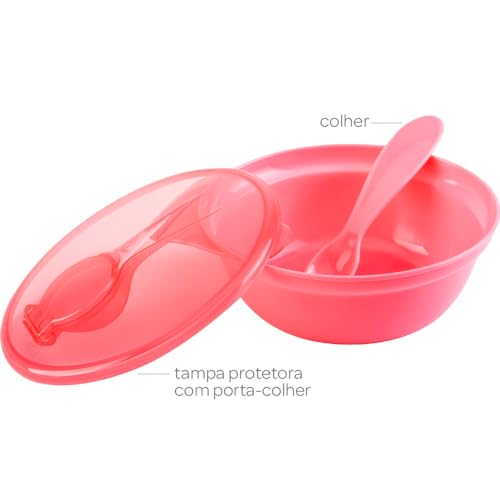 Buba Bowl Com Tampa E Colher Buba Rosa