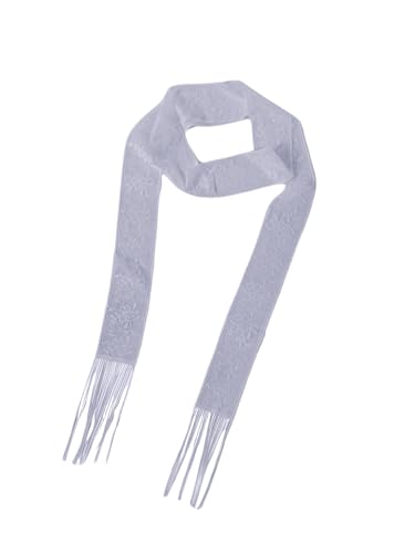 Image of RoseSeek Women's Lace Sheer Mesh Waist Scarves Lightweight Thin Skinny Scarfs Shawl Fashion Accessories
