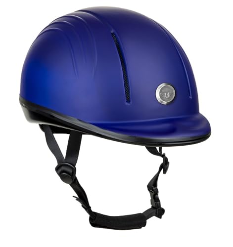 TuffRider Starter Basic Horse Riding Helmet | Comfortable Protective Equestrian Head Gear - SEI Certified -Royal - XS