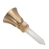 Décoration raffinée : cette cloche en cristal est un bel ajout à votre espace, servant à la fois de clochette décorative et de clochette à main en cristal pour une ambiance luxueuse. idéale pour les fêtes