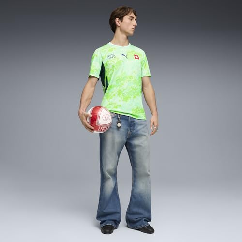 PUMA Men's Swiss National Team Away Jersey Replica, Sea Glass-Dark Indigo SS26, Large Sfv Replica by PUMA - Used condition - Image 5