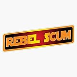 MAGNET Warp Speed Rebel Scum Magnetic Vinyl Sticker Decal Magnet 5'