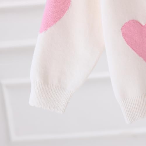 Image of 2-7T Toddler Little Girls Cardigan Sweaters School Uniforms Button Long Sleeve Knit Tops Fall Winter Clothes