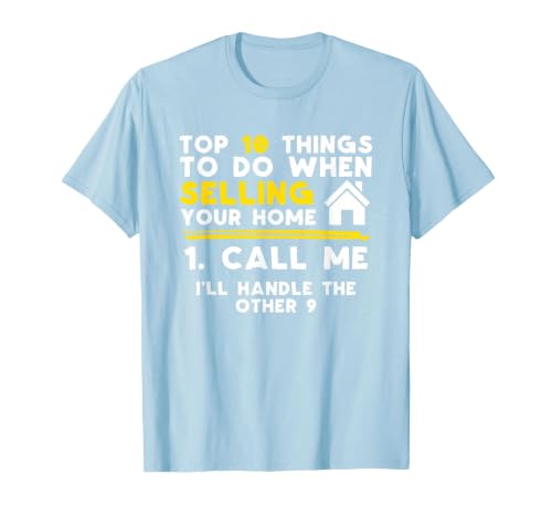 Real Estate Agent Call Me T-Shirt, Men, Baby Blue, 3X-Large