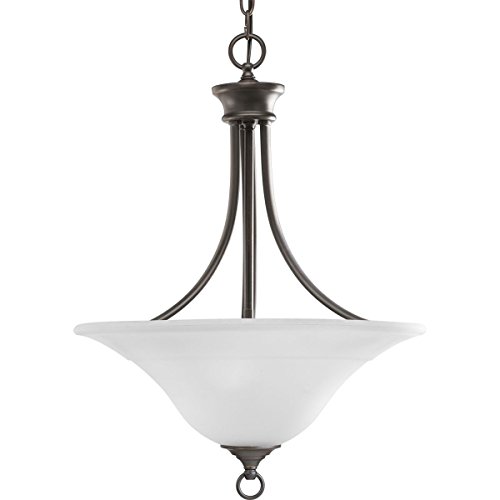 Progress Lighting 3-Light Foyer Pendant, Trinity Collection, Indoor, P3474-20, Antique Bronze by Progress Lighting - Used condition - US$65.38
