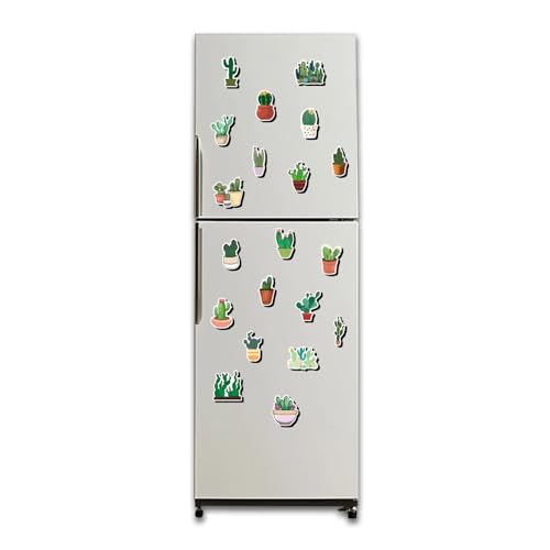 20 Piezas Imanes de Cactus para Refrigerador miniatura 3